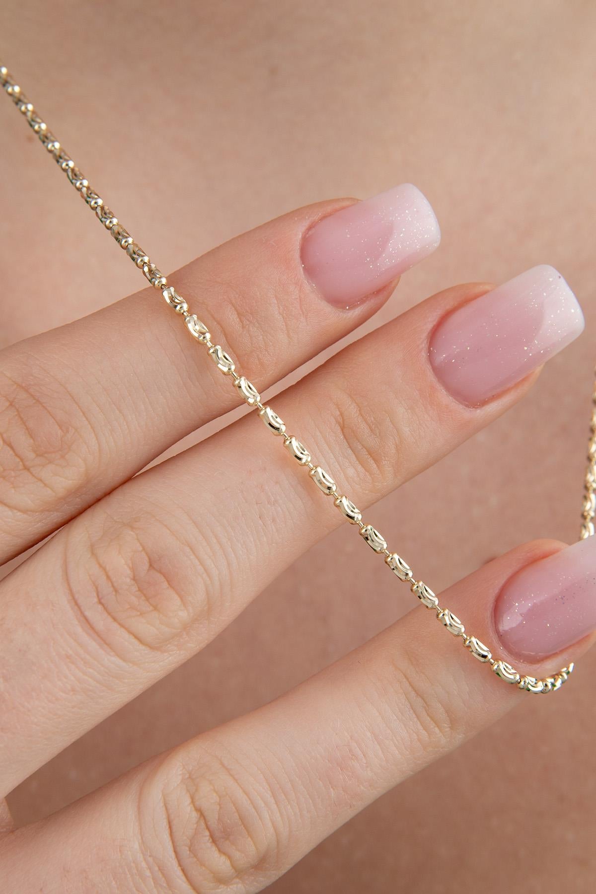 14K Gold Perla Chain