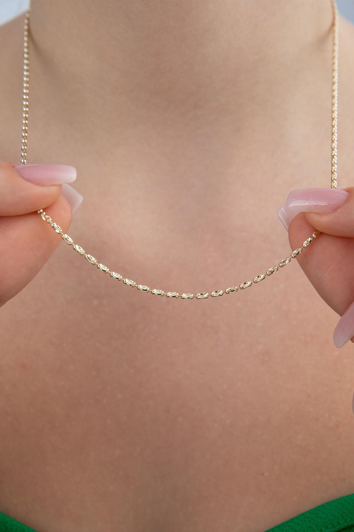 14K Gold Perla Chain