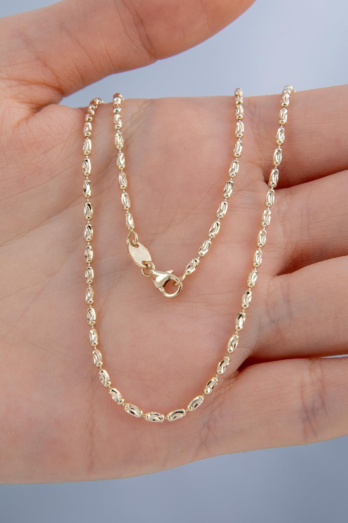 14K Gold Perla Chain
