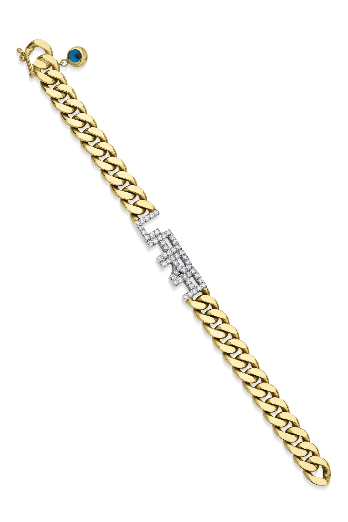 14K Gold Personalized Diamond Bracelet