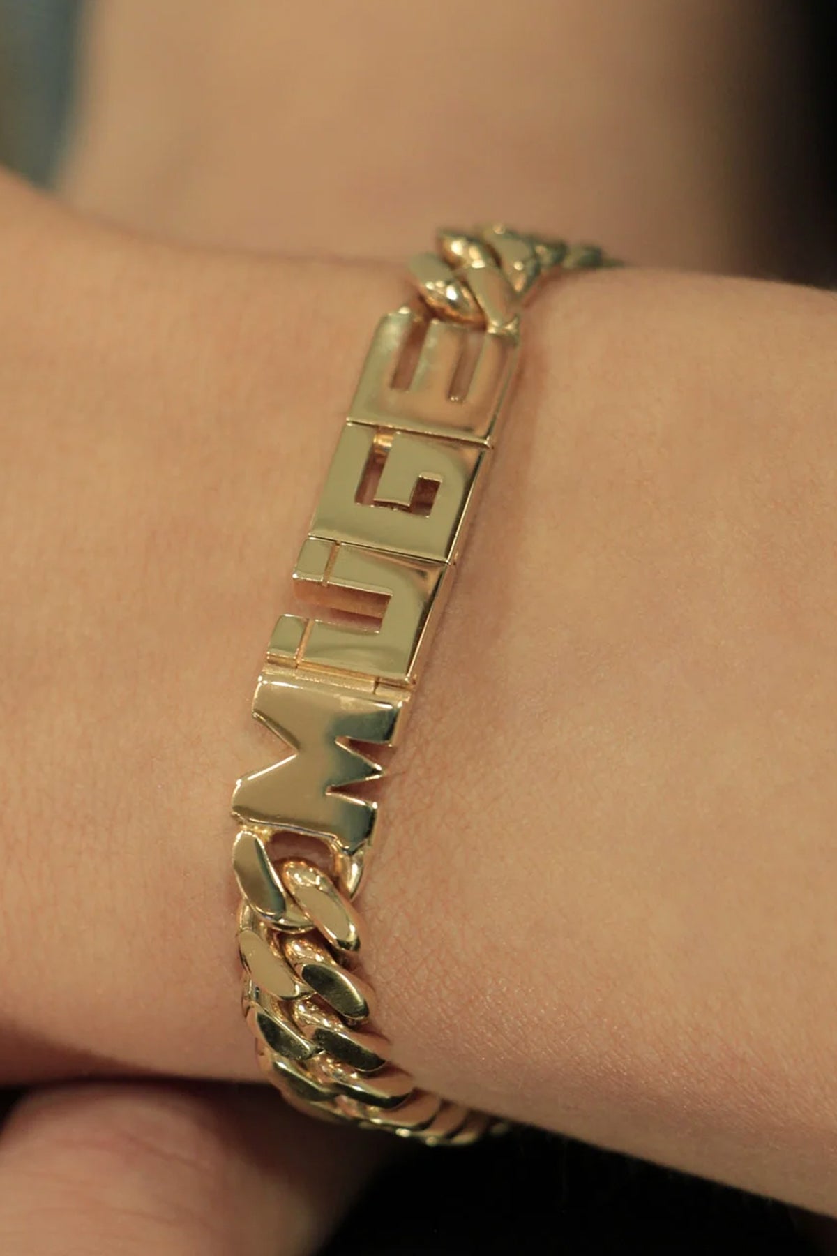 14K Gold Personalized Name Bracelet