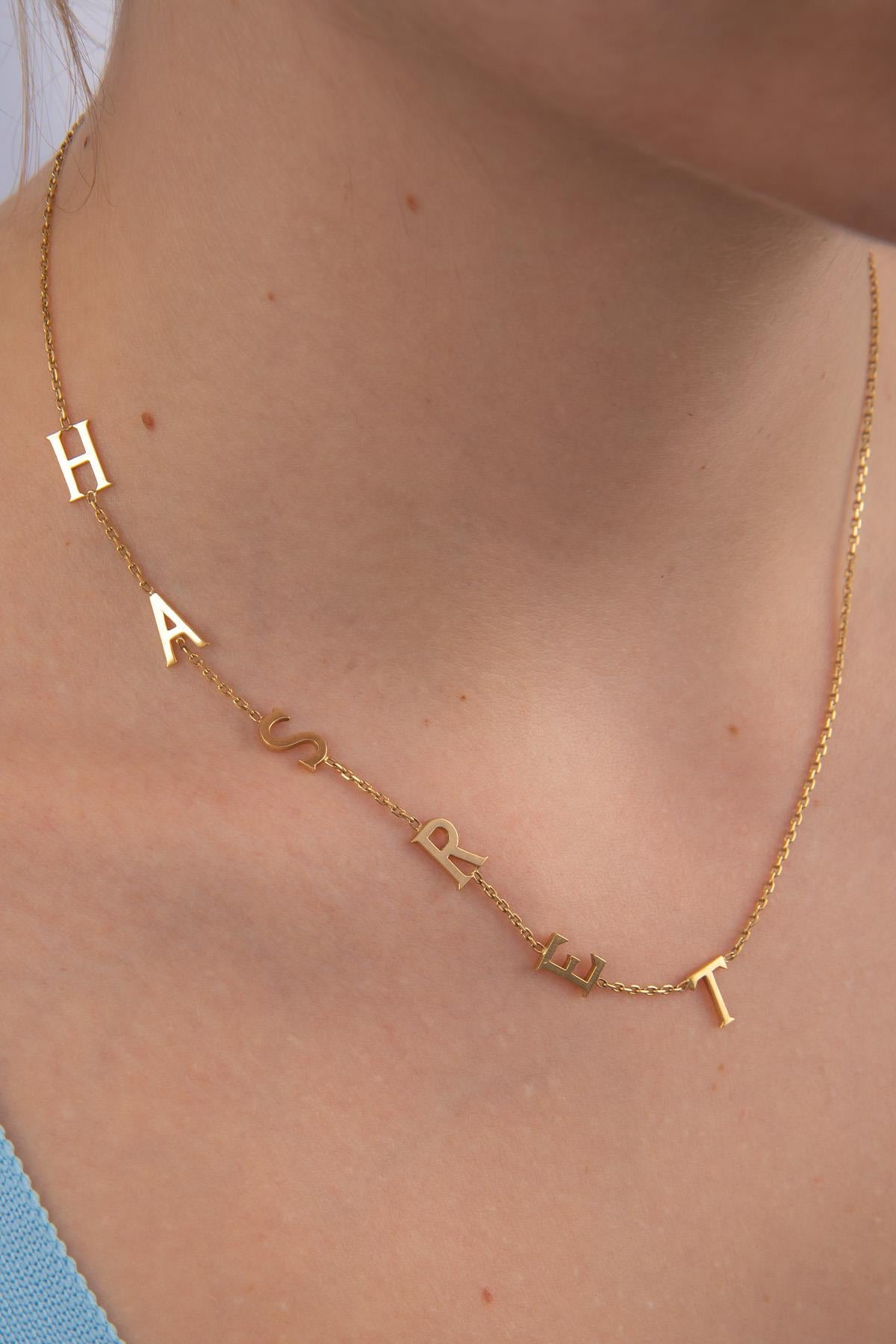 14K Gold Personalized Name Chain 2