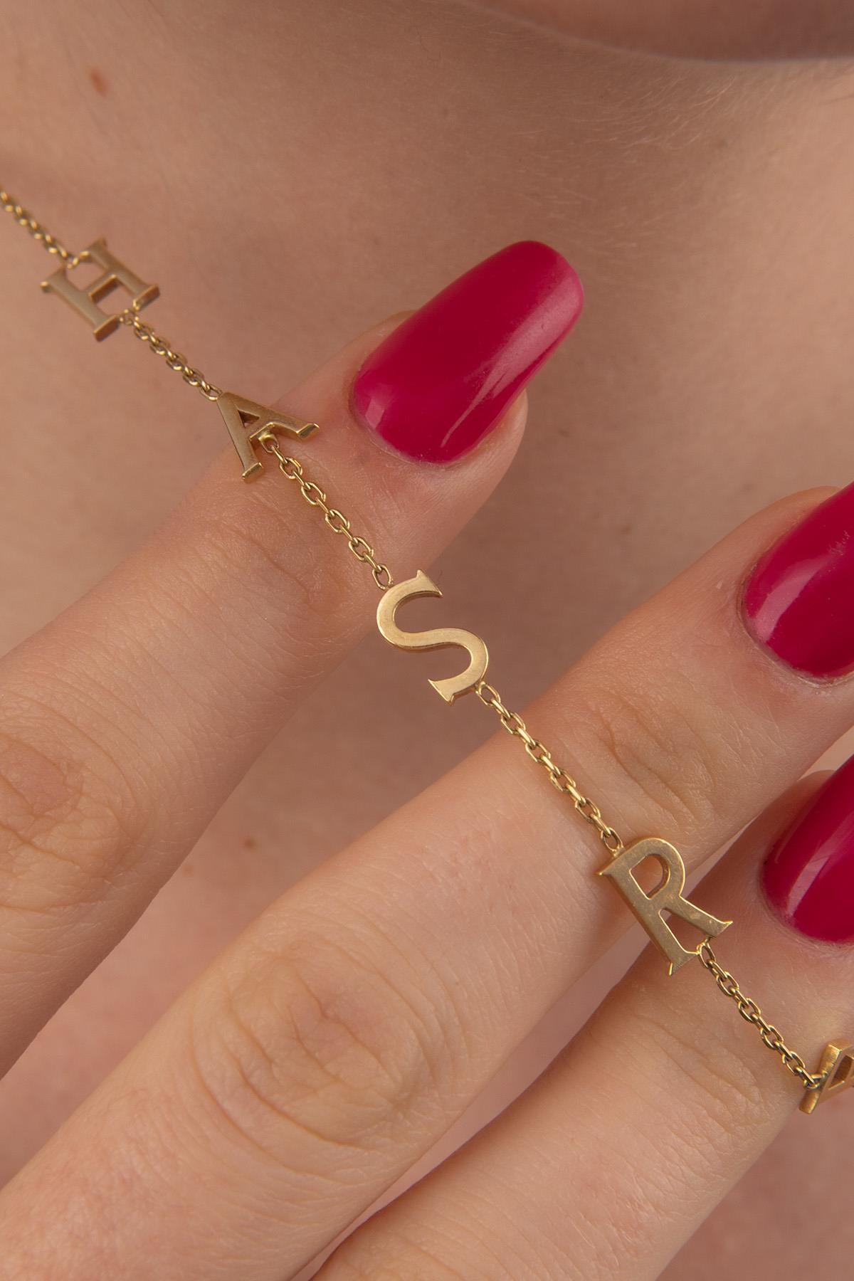 14K Gold Personalized Name Chain 2