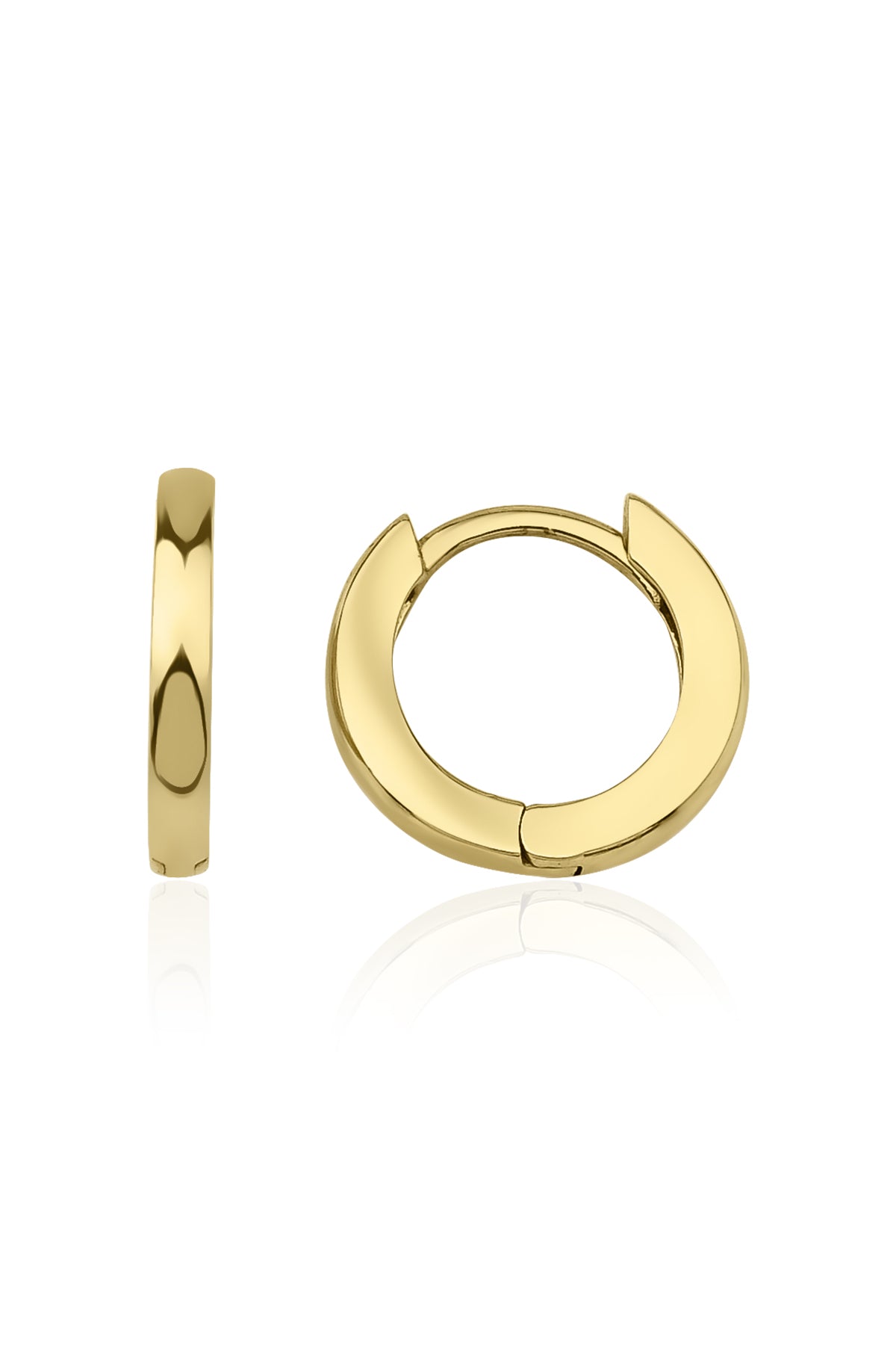 14K Gold Plated Small Huggie Earrings