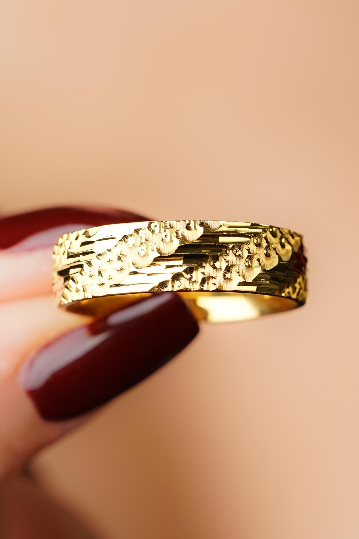 14K Gold Promessa Wedding Band