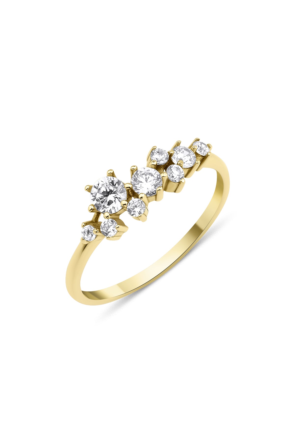14K Gold Queen Ring