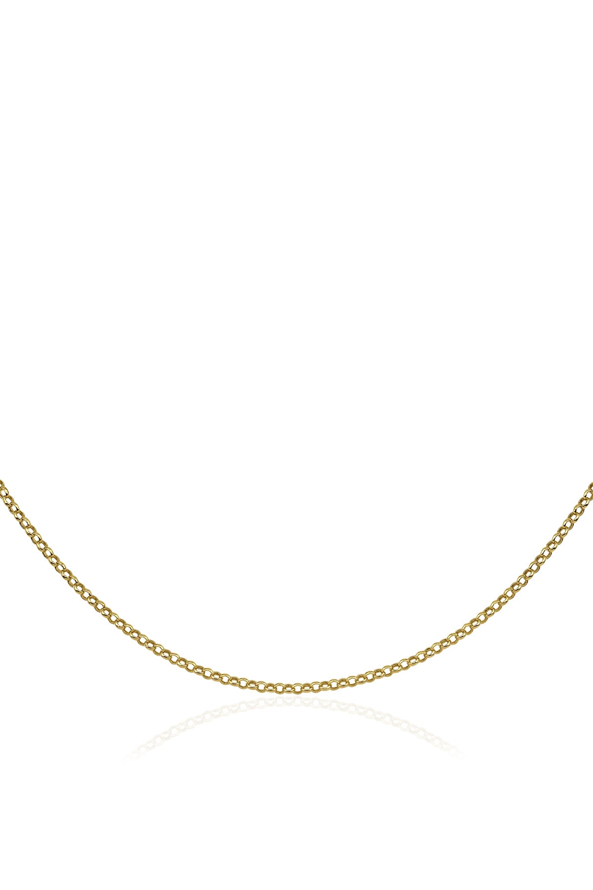 14K Gold Rolo Chain   0.098 inch