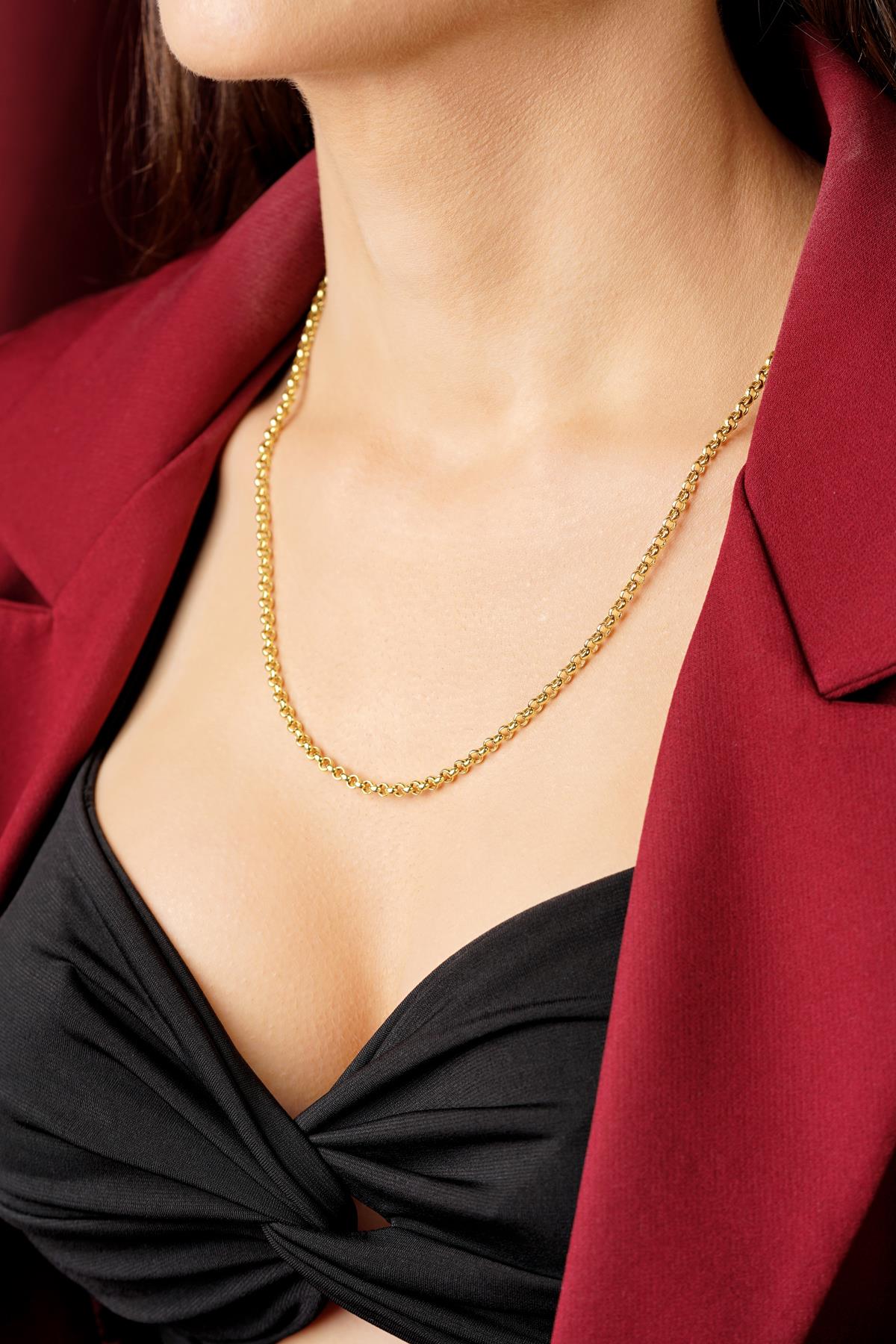 14K Gold Rolo Chain   0.137 inch