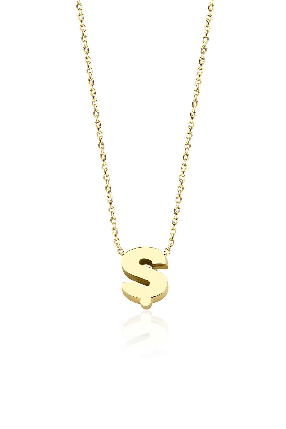 14K Gold Ş Initial Necklace