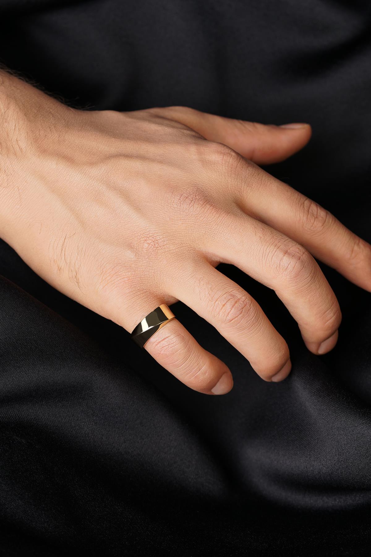 14K Solid Gold Sirus Ring