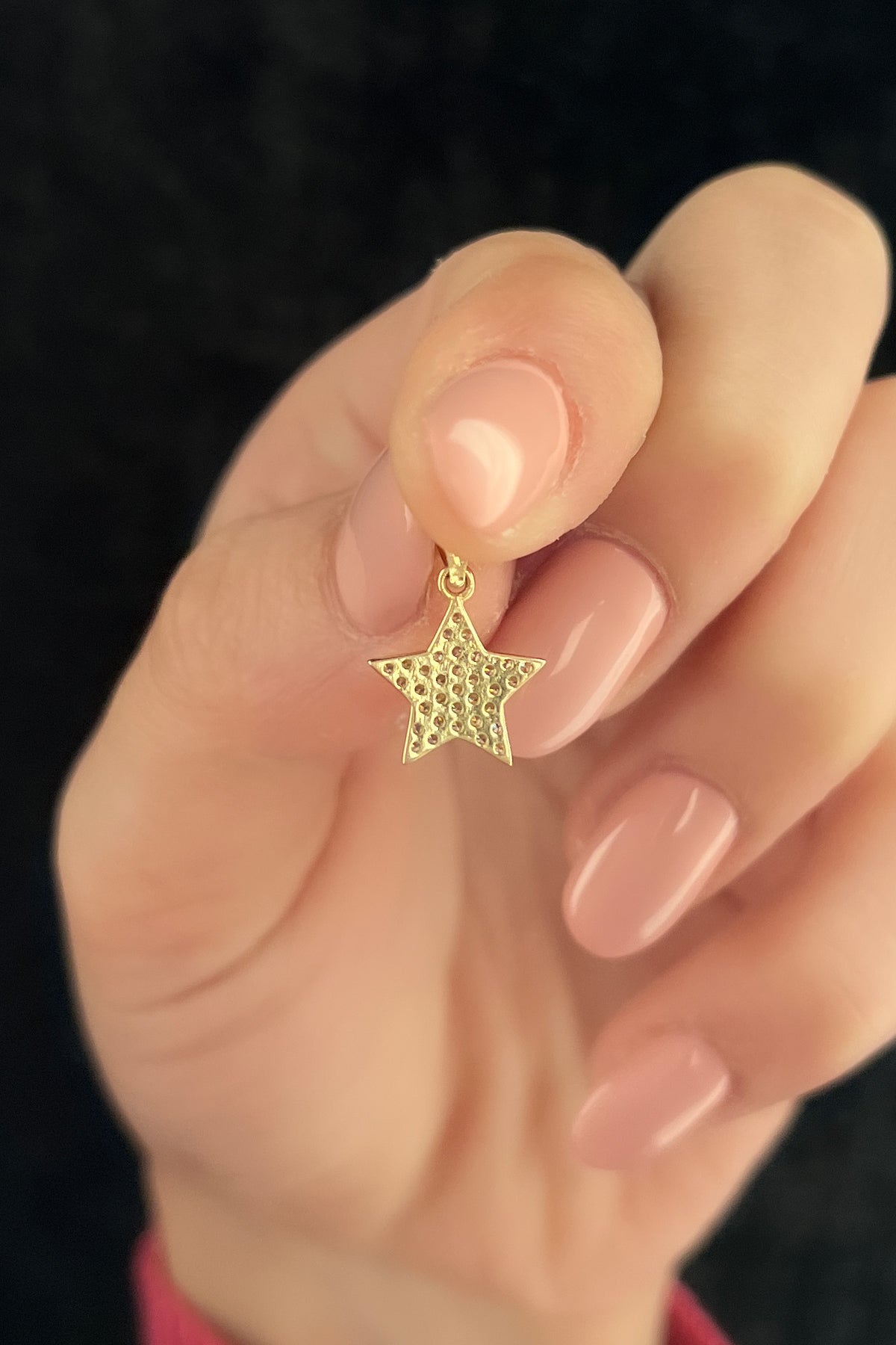 14K Gold Small  Star Charm
