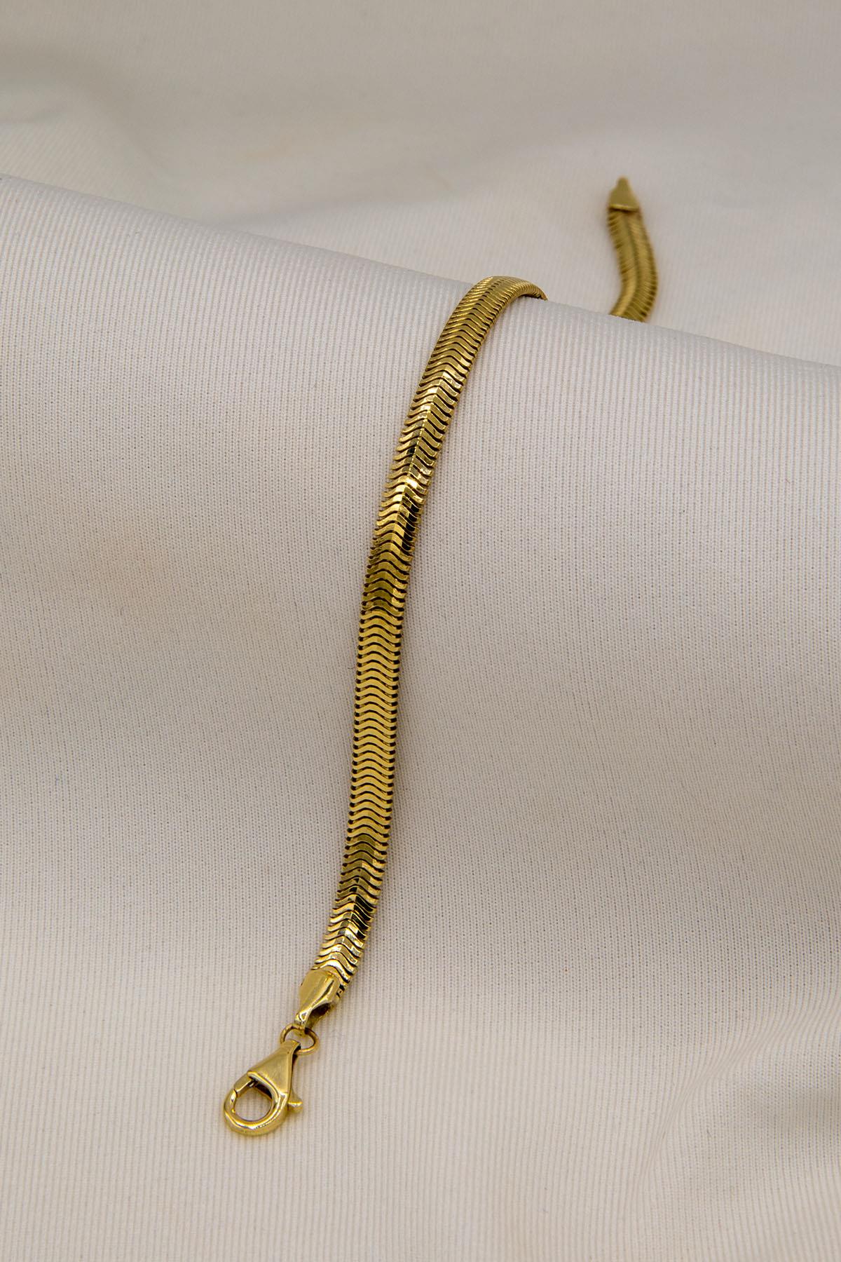 14K Gold Snake Chain 0.165 inch