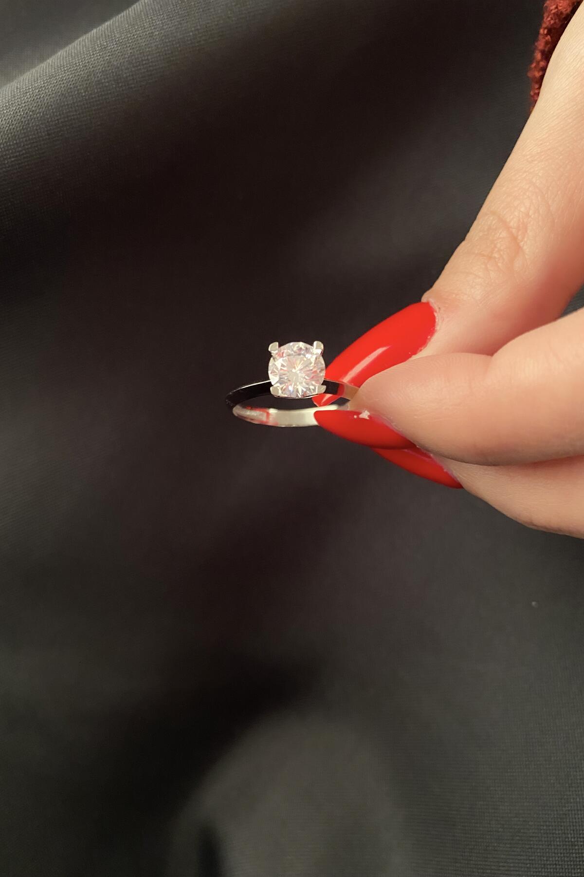 14K Gold Solitaire Ring 18