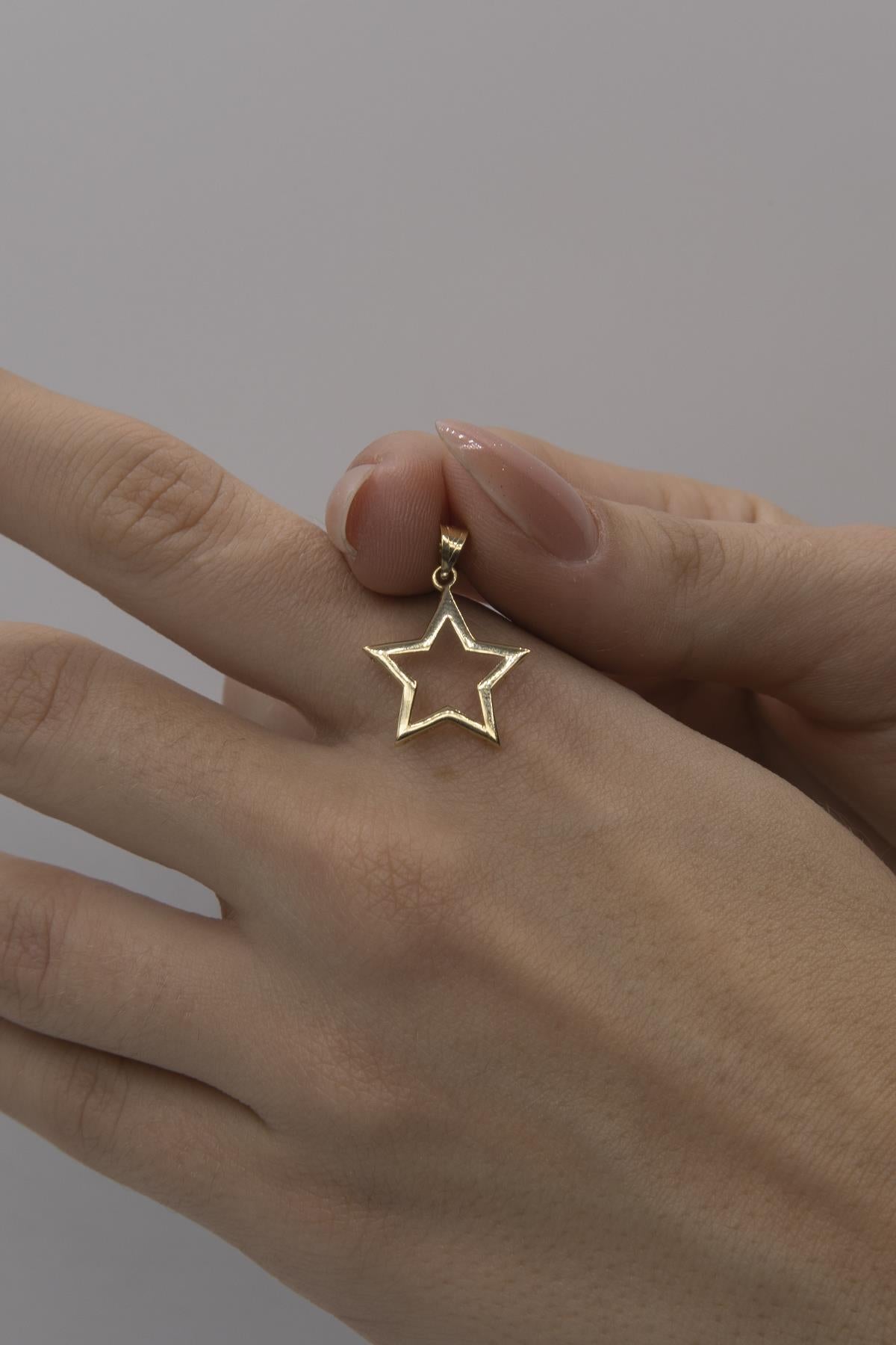 14K Gold Star Charm