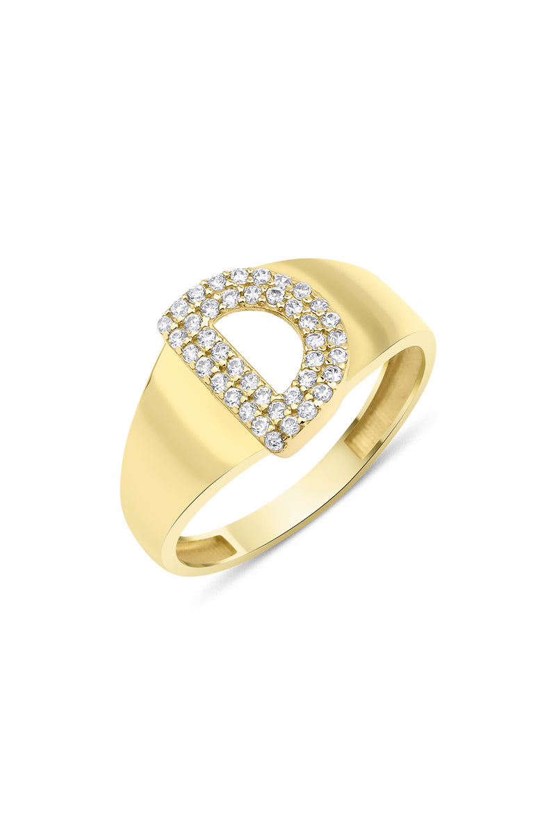14K Gold Initial Rings | Personalized Letter Rings 2026