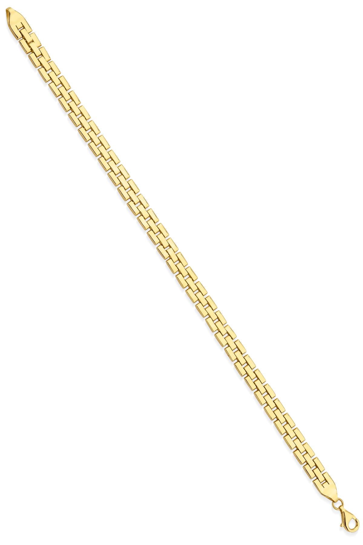 14K Gold Strap Bracelet