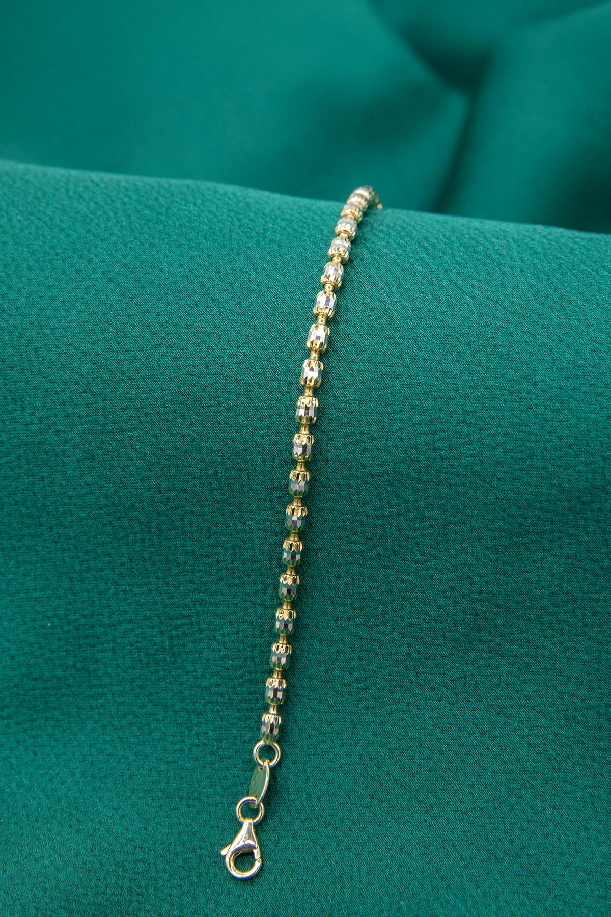 14K Solid Gold Teressa Bracelet
