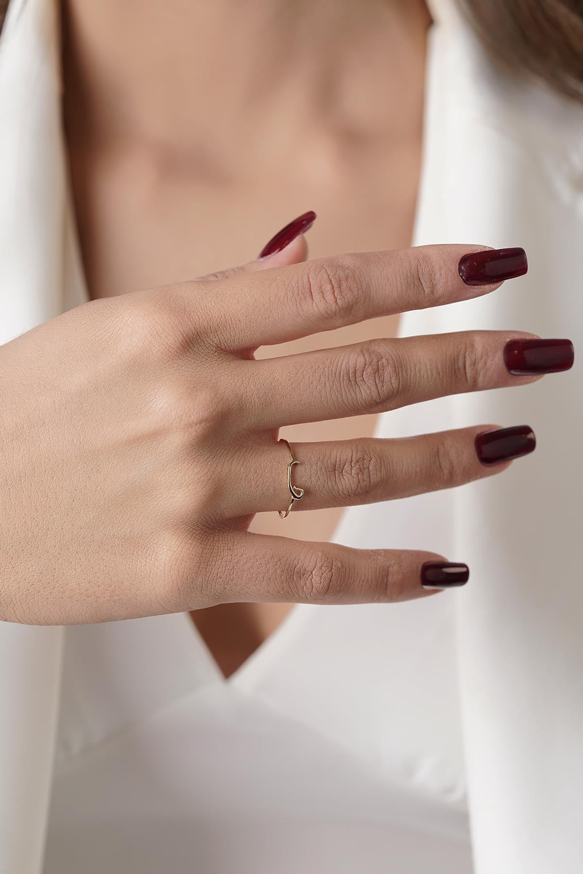 14K Gold Trust Gold Ring