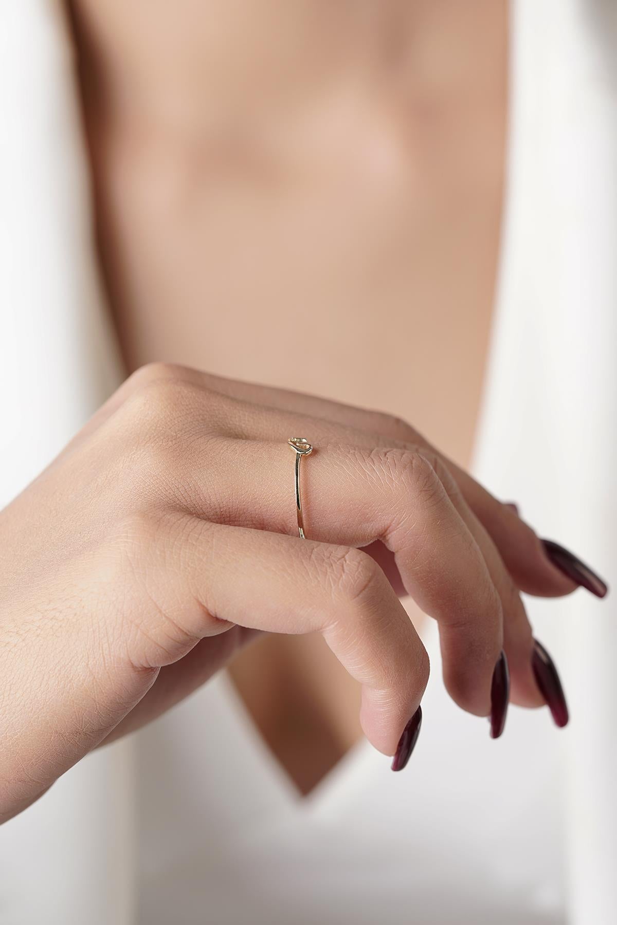14K Gold Trust Gold Ring