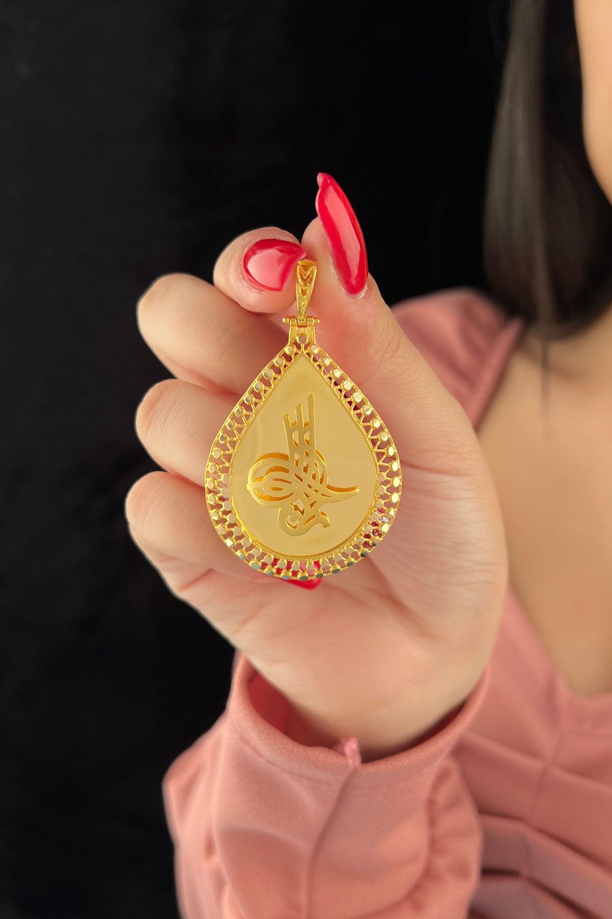 14K Gold Tugra Charm