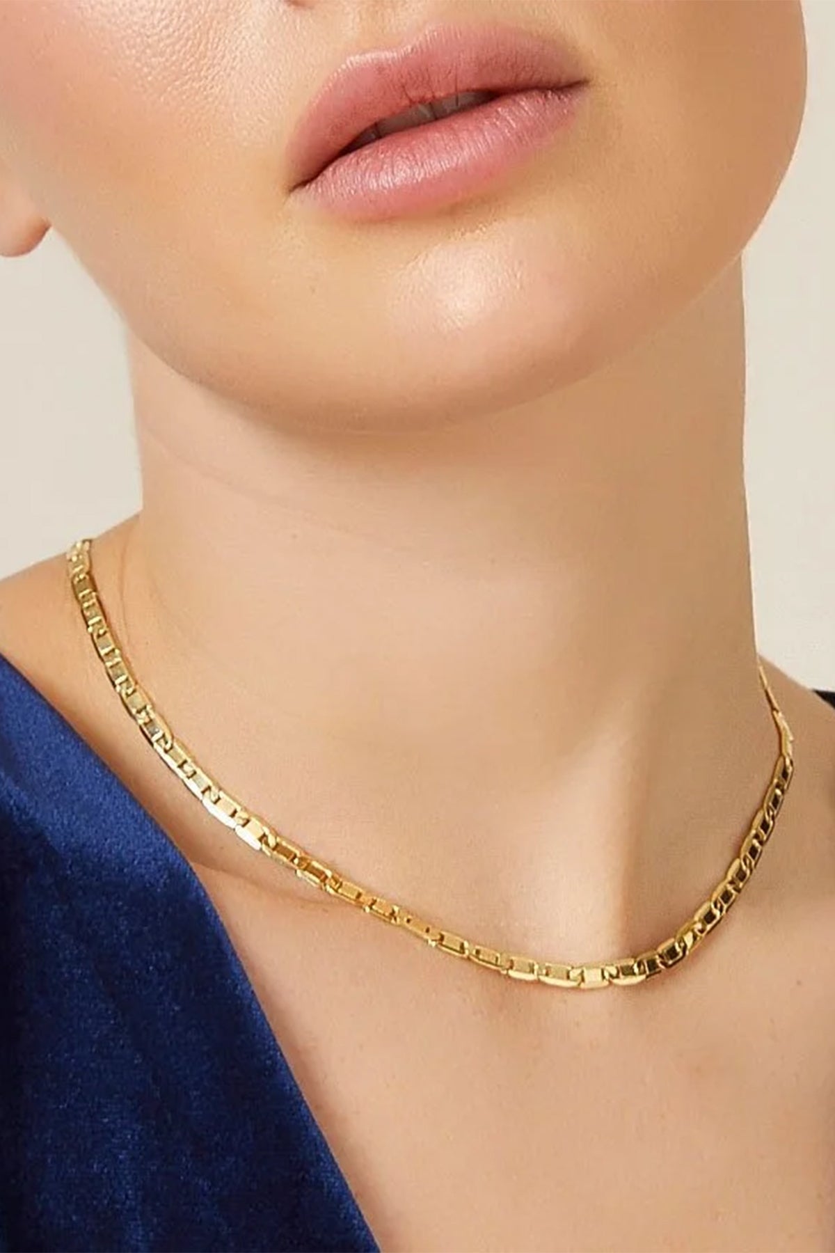 14K Gold Valentino Chain Necklace