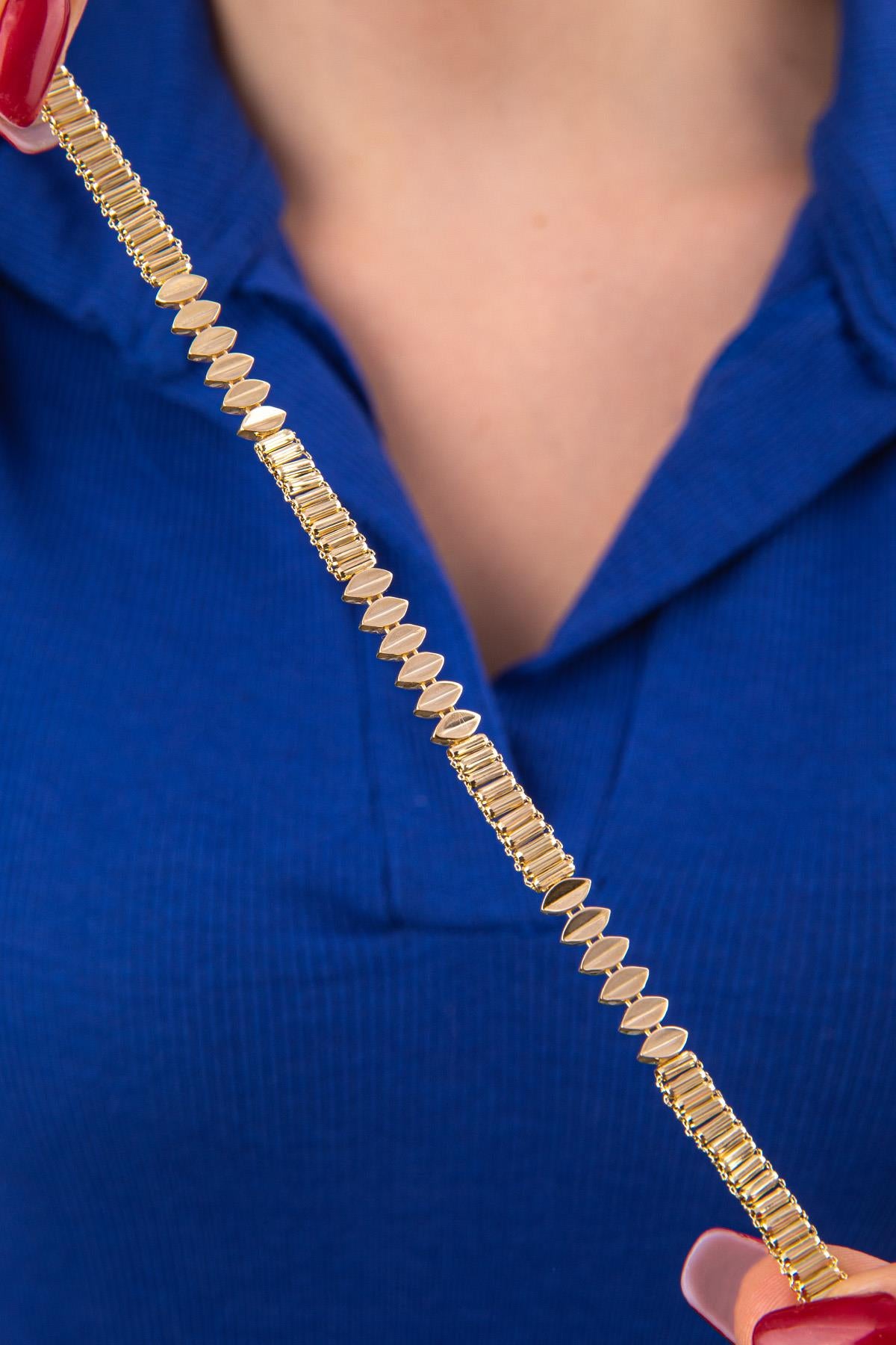 14K Gold Violet Bracelet