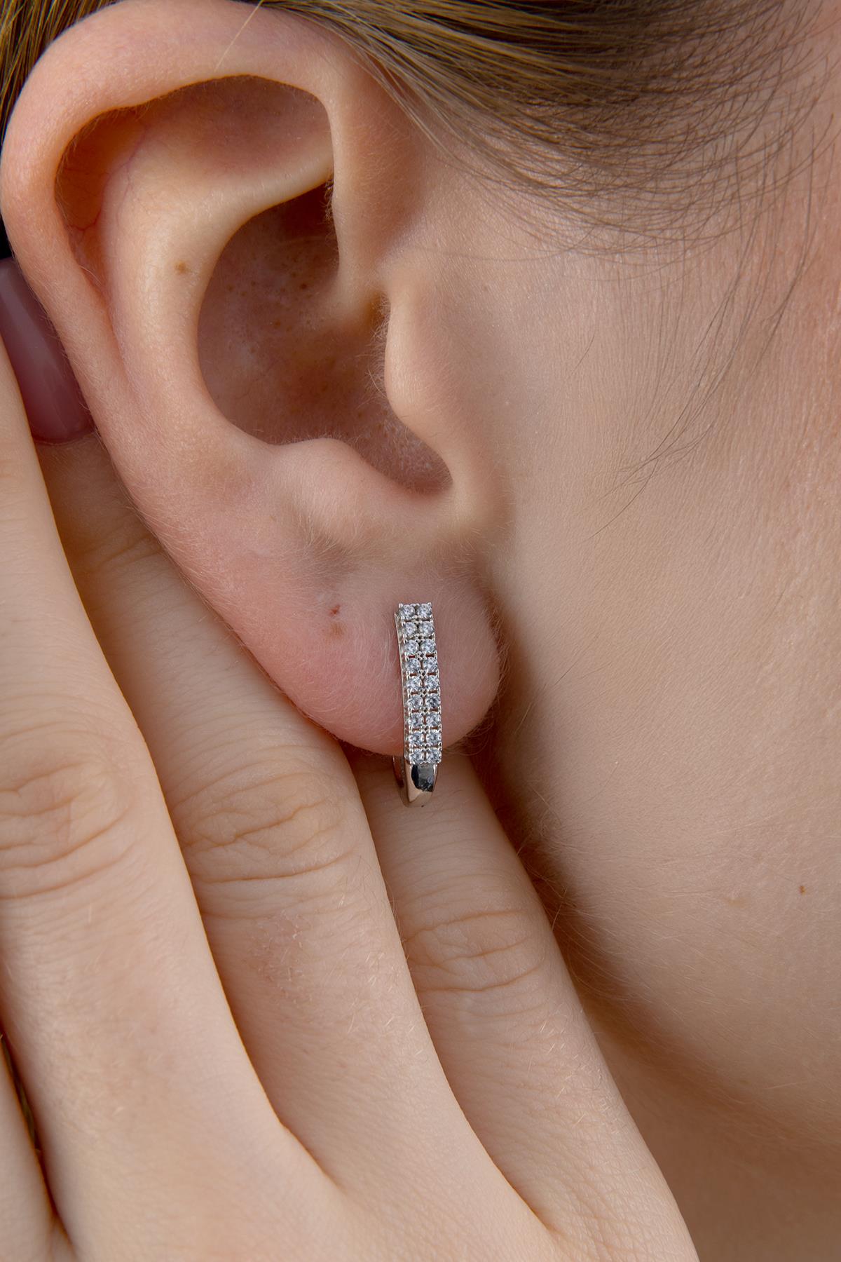 14K Gold Waterway Set White