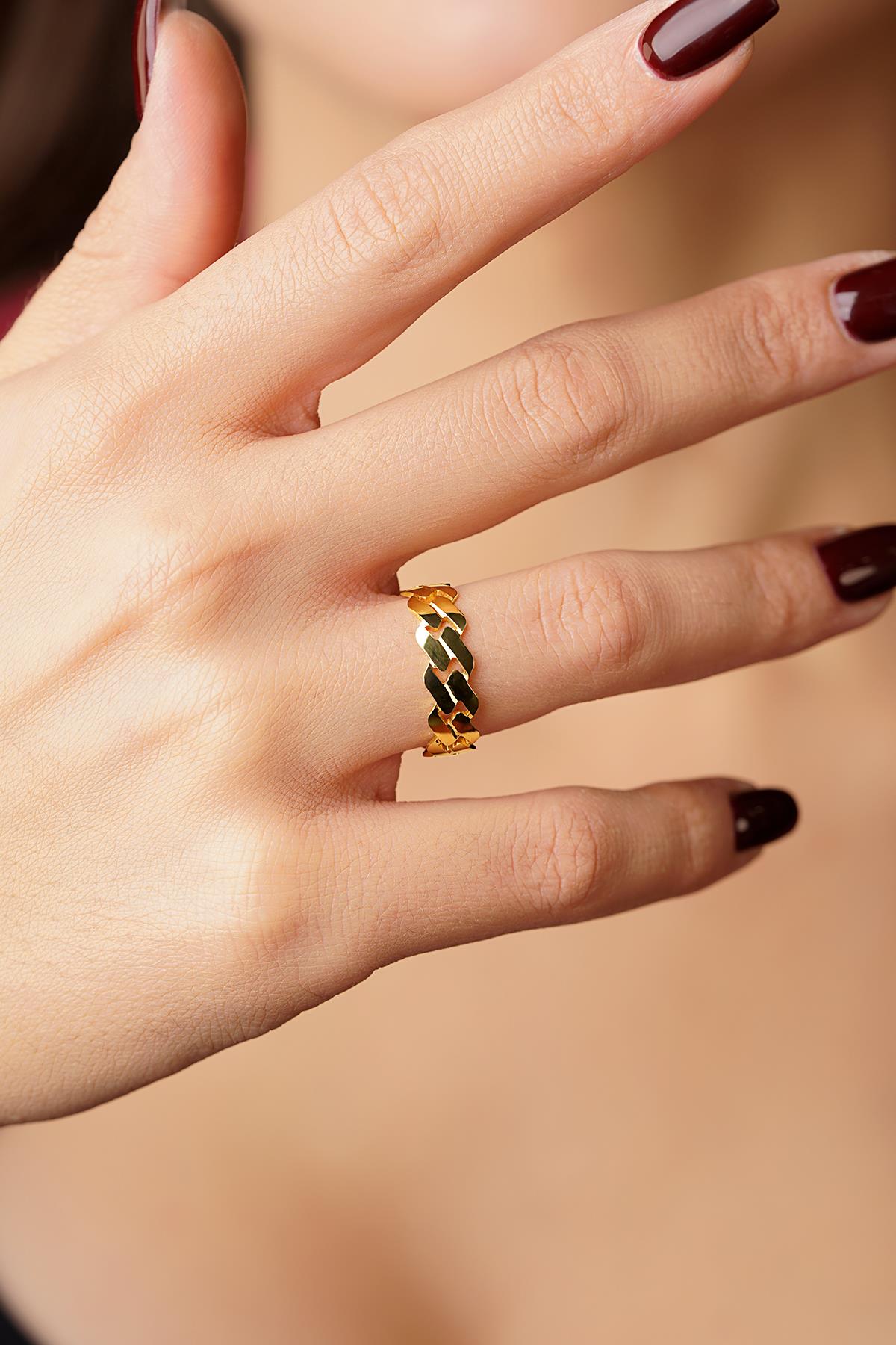 22K-Look 14K Gold Gurmet Wedding Band