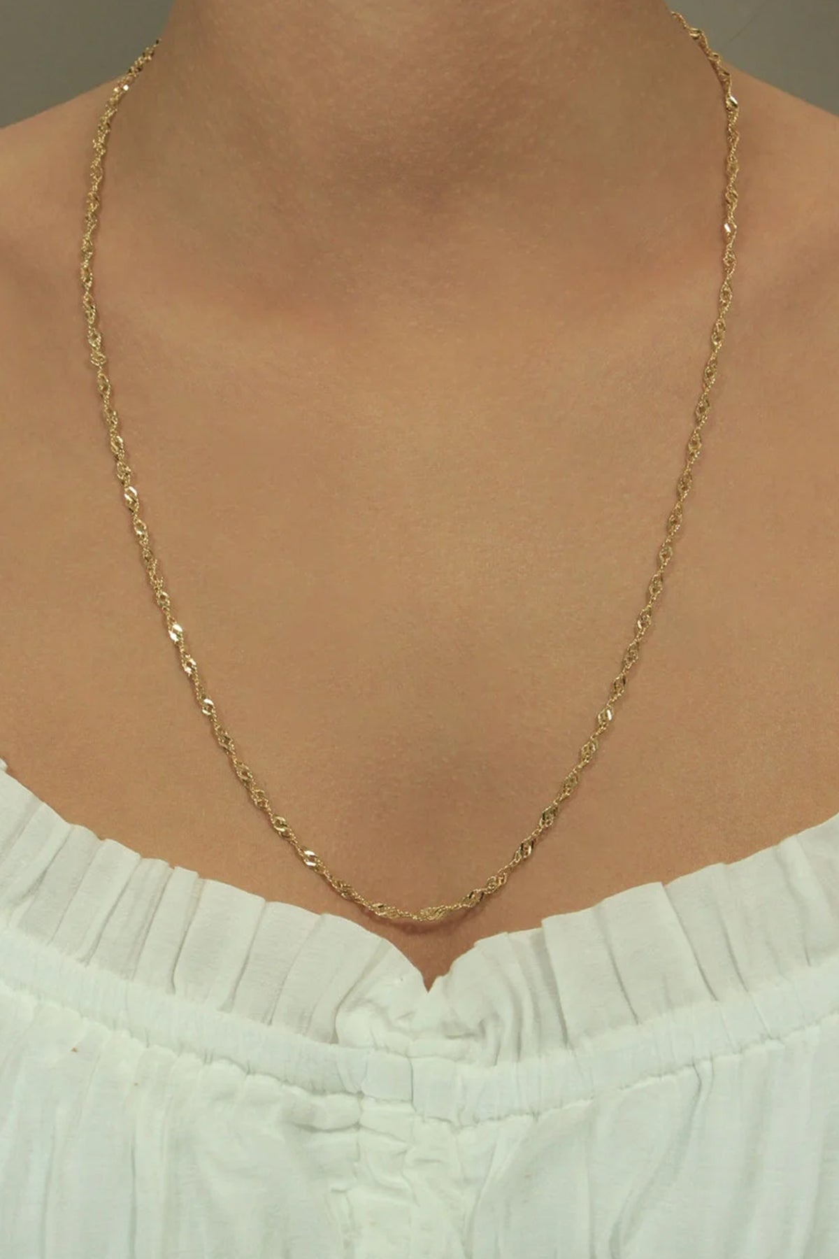 14K Gold Singapore Chain   0.102 inch